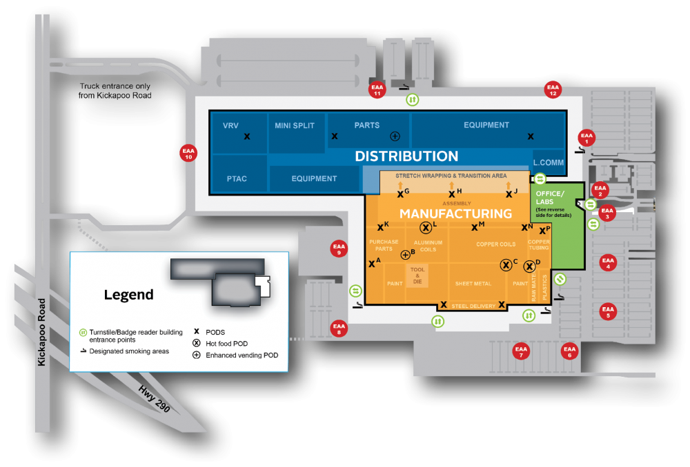 Daikin Facility Maps and Fun Facts | Daikin Skills Competition